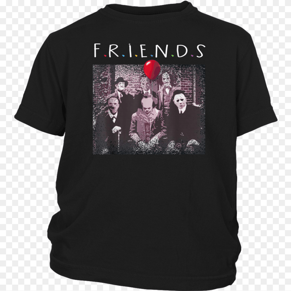 Friends Halloween Horror Team Scary Friends Horror Friends Halloween Horror Team Scary Movies, T-shirt, Clothing, Shirt, Adult Free Png Download