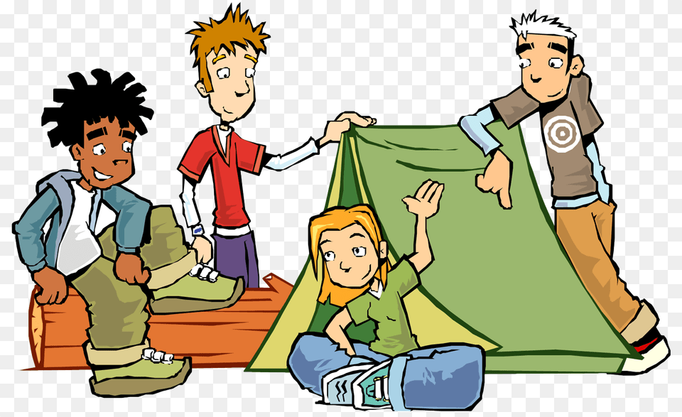 Friends Hanging Out Clipart, Book, Publication, Comics, Adult Free Png