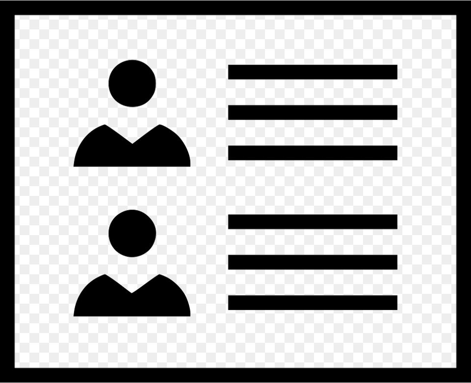 Friends List, Stencil Free Transparent Png