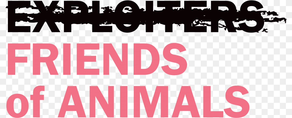 Friends Of Animals, Text Png Image