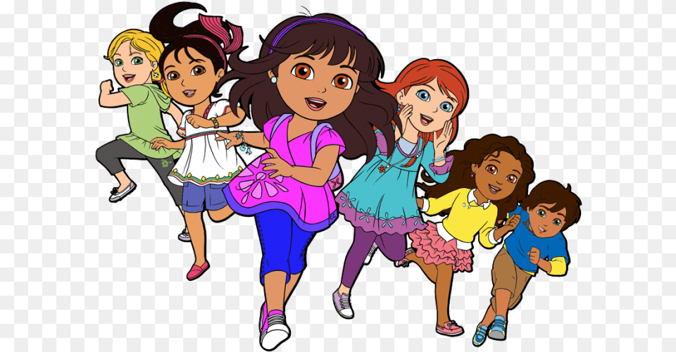 Friends Photos In Cartoon, Book, Comics, Publication, Baby Free Png Download