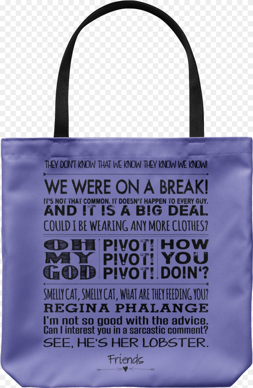 Friends Quotes Reusable Shopping Tote Beach Bag Tote Bag, Accessories, Handbag, Tote Bag, Purse Png