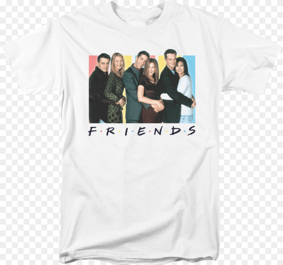 Friends Tv Series Shirt, Clothing, T-shirt, Adult, Male Png Image