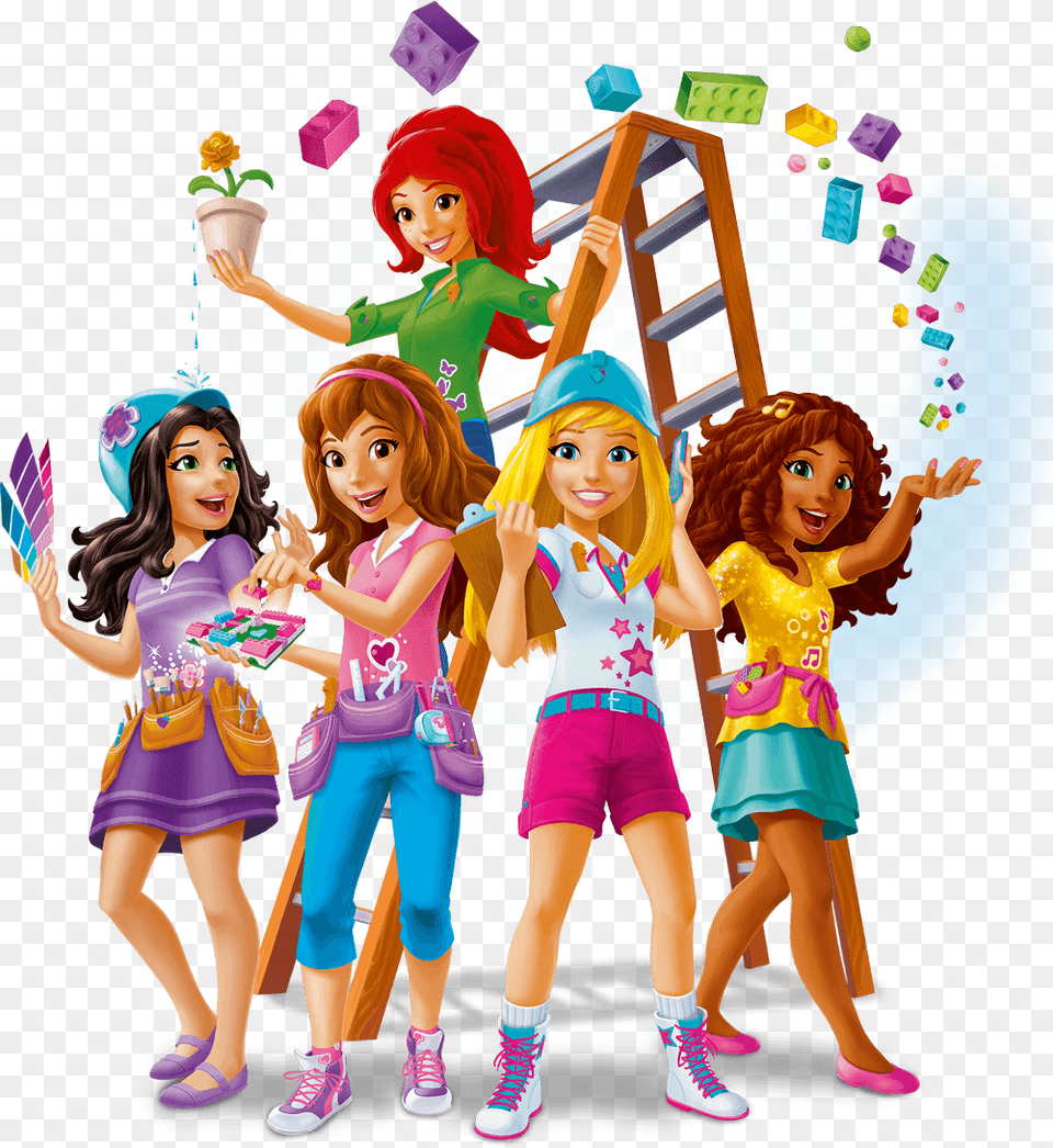 Friendship Clipart 7 Friend Lego Friends Happy Birthday, Clothing, Shorts, Girl, Child Free Png Download