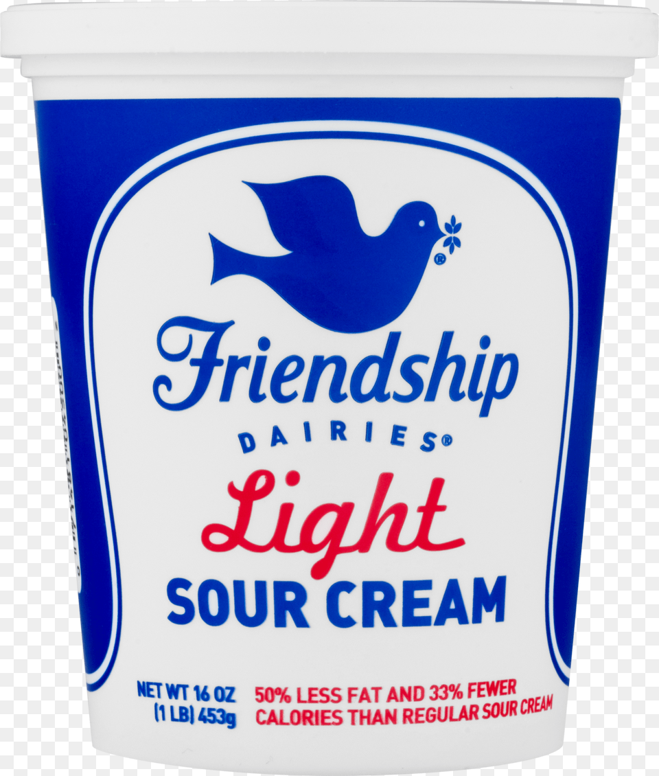 Friendship Dairies Light Sour Cream 16 Friendship Dairies, Yogurt, Food, Dessert, Dairy Free Png Download