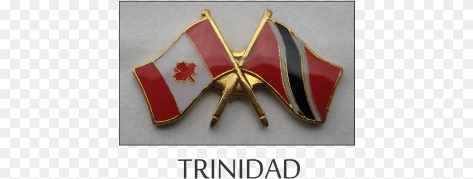 Friendship Flag Pins Canada And Trinidad Flags, Accessories, Logo, Symbol Free Transparent Png