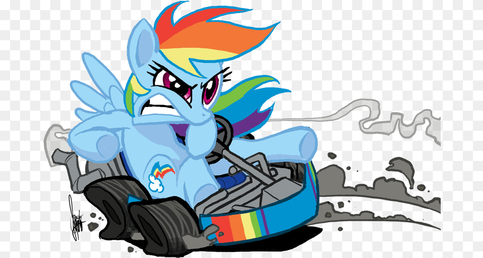 Friendship Is Geass Twilight Turret My Little Square Rainbow Dash Go Kart, Transportation, Vehicle, Baby, Person Png Image