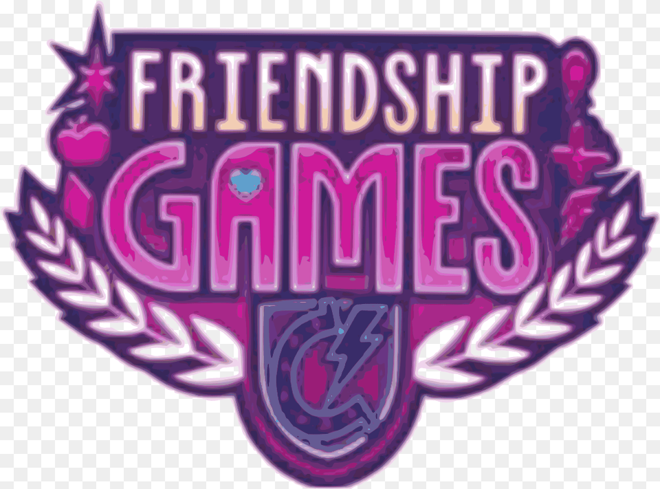 Friendship My Little Pony Friendship Games Logo, Purple, Symbol Png