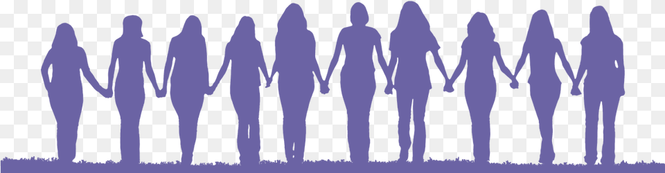 Friendship Silhouette Woman Clip Art Women Holding Hands Silhouette, Person, Adult, Female, Chart Free Png