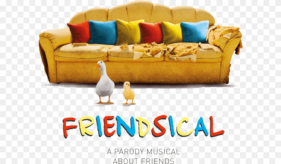 Friendsical The Musical Review, Couch, Furniture, Cushion, Home Decor Free Png Download