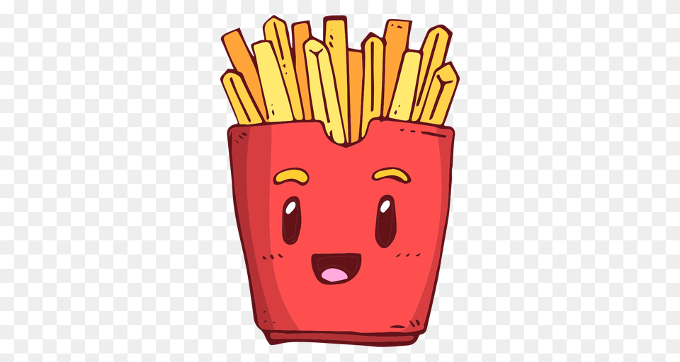 Fries Box Character Cartoon, Food, Face, Head, Person Free Transparent Png