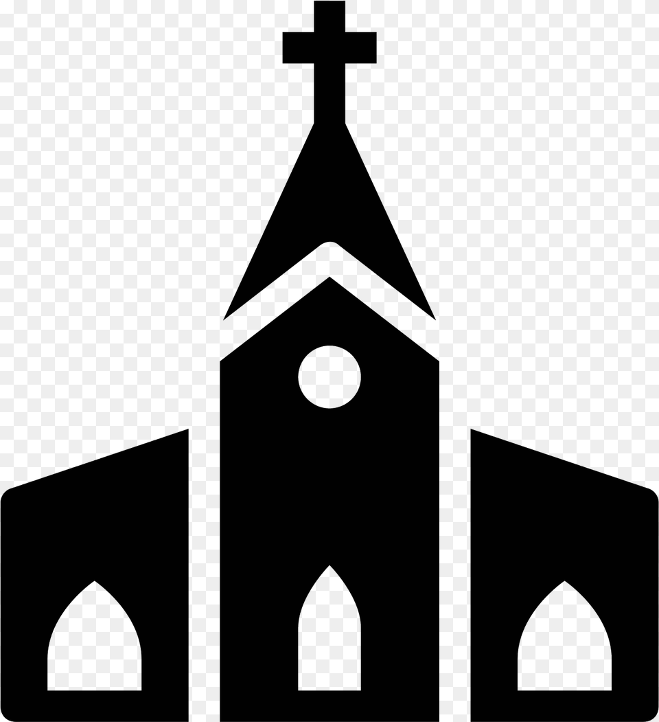 Fries Clipart Church Catholic Church Icon, Gray Free Png
