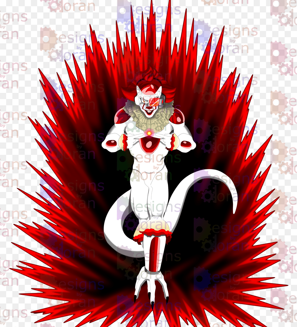 Frieza And Pennywise Mashup, Baby, Person, Face, Head Free Png