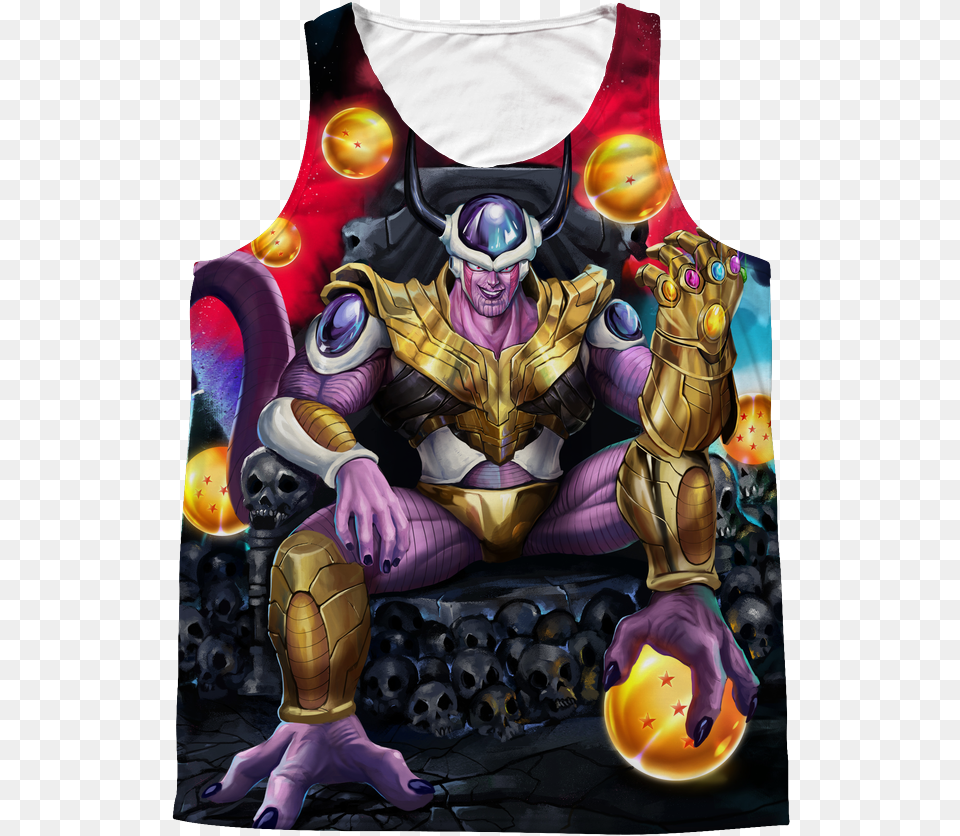 Frieza Dragon Ball Endgame Poster, Clothing, Vest, Person, Face Free Transparent Png