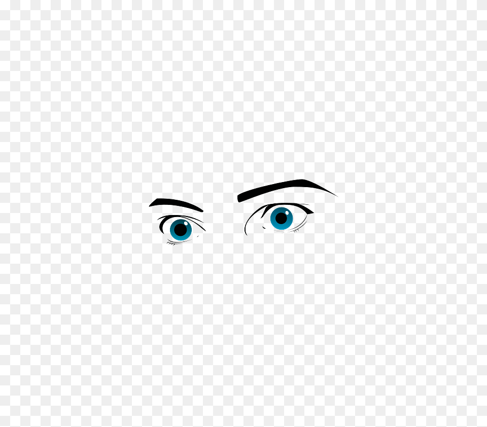 Frightened Blue Eyes, Face, Head, Person, Photography Free Png Download