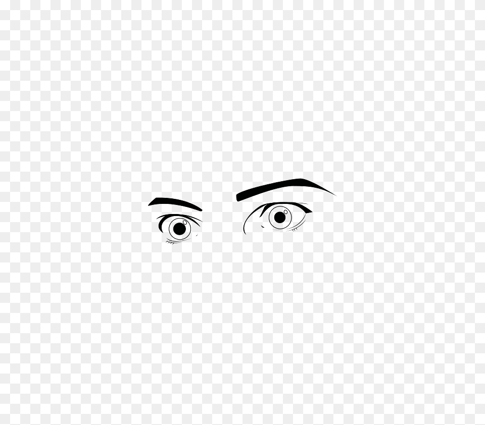 Frightened Eyes, Face, Head, Person, Photography Free Png Download