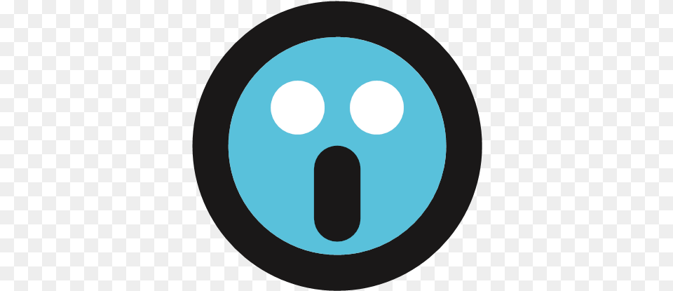 Frightened Ghost Horror Scarred Icon Fat Face, Disk Png Image