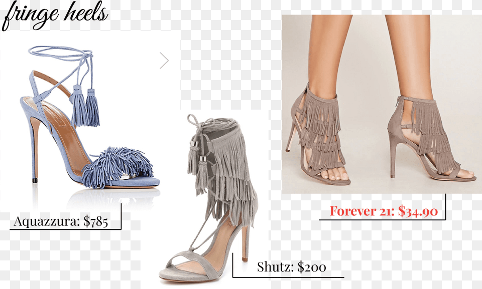 Fringe Is Still In In A Big Way Basic Pump, Clothing, Footwear, High Heel, Sandal Free Transparent Png