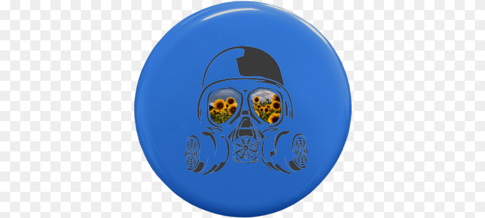 Frisbee With Printing Gas Mask Circle, Plate, Toy Free Png