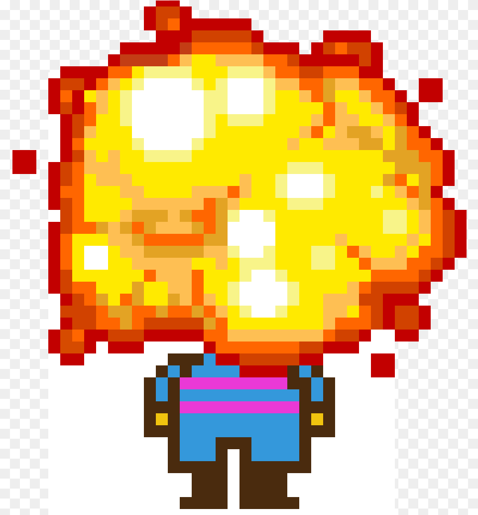 Frisk Explode Funny Undertale Gif Animated Clipart Full Pixel Explosion, Nuclear, Lighting, Light, Outdoors Free Transparent Png