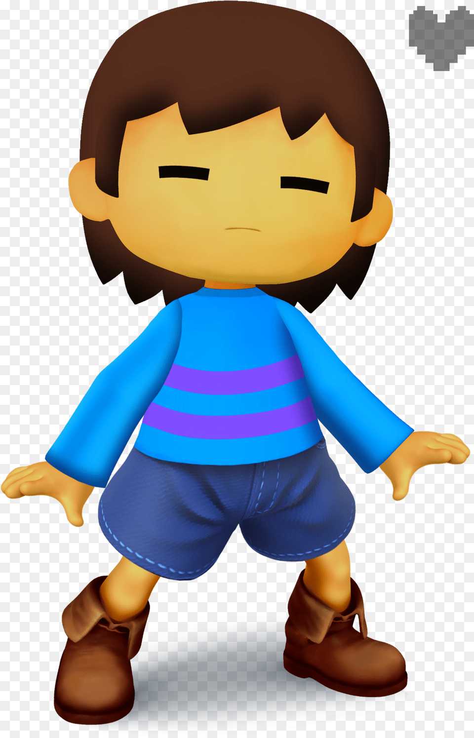 Frisk Smash Bros, Baby, Person, Face, Head Png Image