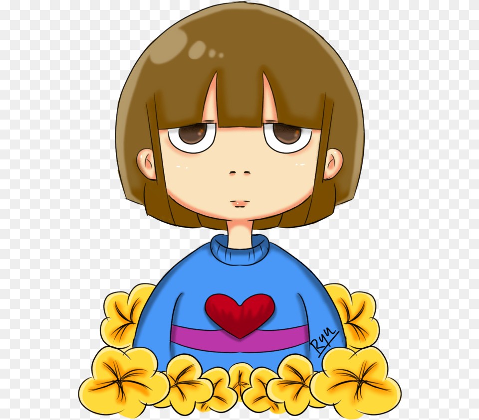 Frisk Undertale Cartoon, Face, Head, Person, Baby Png