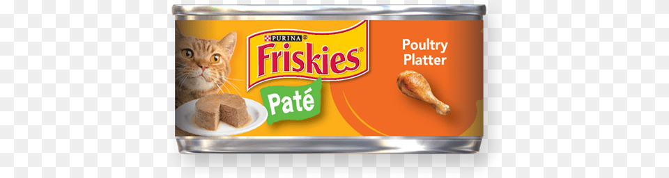Friskies Pate Poultry Platter Canned Cat Food, Aluminium, Tin, Ketchup, Pet Free Png Download