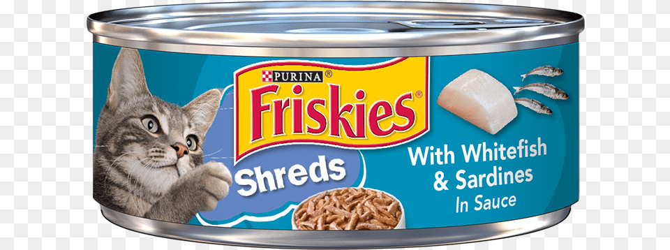 Friskies Wet Cat Food, Aluminium, Can, Canned Goods, Tin Free Png