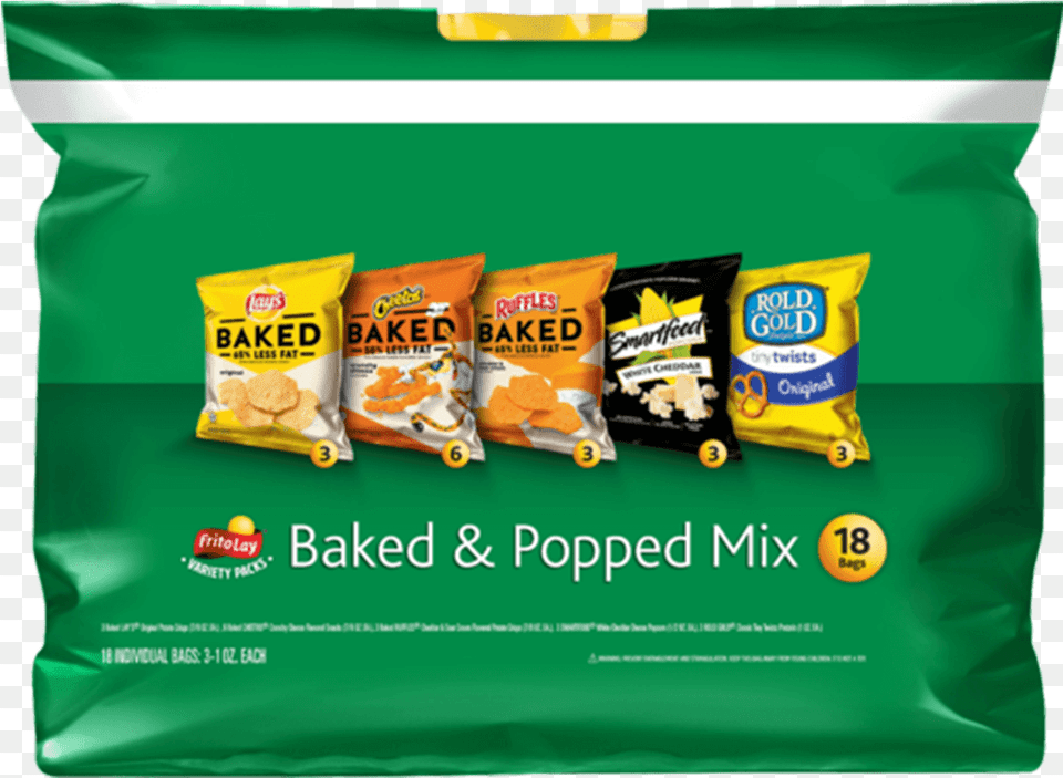 Frito Lay Baked Amp Popped Mix Variety Pack Frito Lay Baked And Popped Mix Variety Pack, Food, Snack, Sweets Free Transparent Png