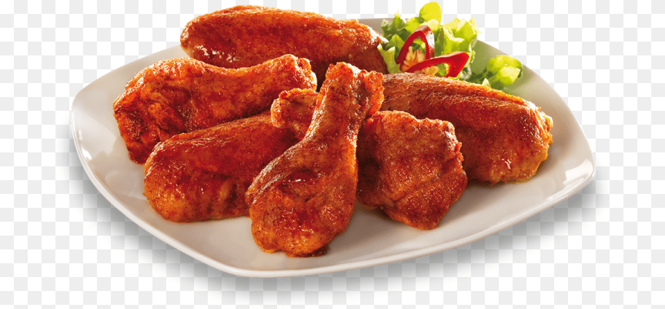 Fritter, Food, Fried Chicken, Plate Png Image