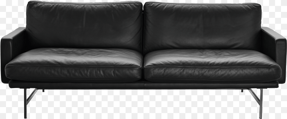 Fritz Hansen Fh Lissoni Sofa Pl112 Black Elegance Leather Fritz Hansen Lissoni Sofa, Couch, Furniture, Chair Free Png