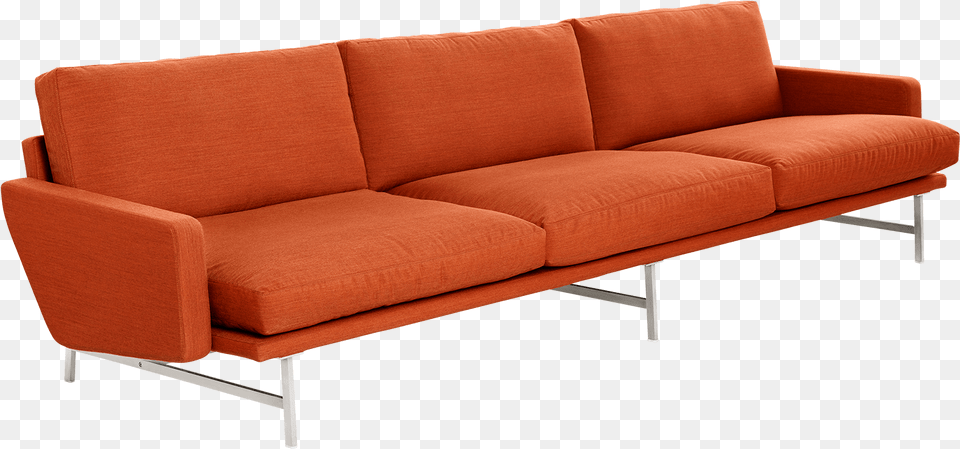 Fritz Hansen Fh Lissoni Sofa Pl113 Orange Couch, Furniture, Cushion, Home Decor Png