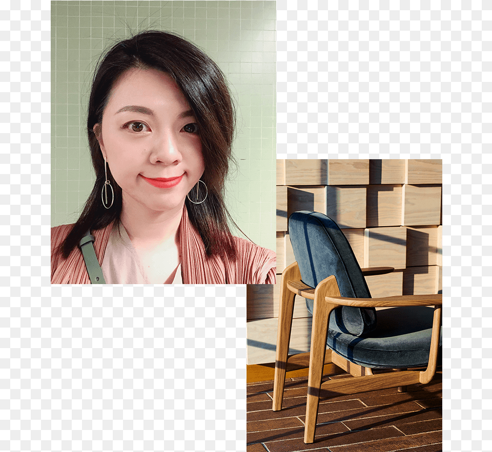 Fritz Hansen Lounge Chair, Indoors, Interior Design, Woman, Portrait Free Png