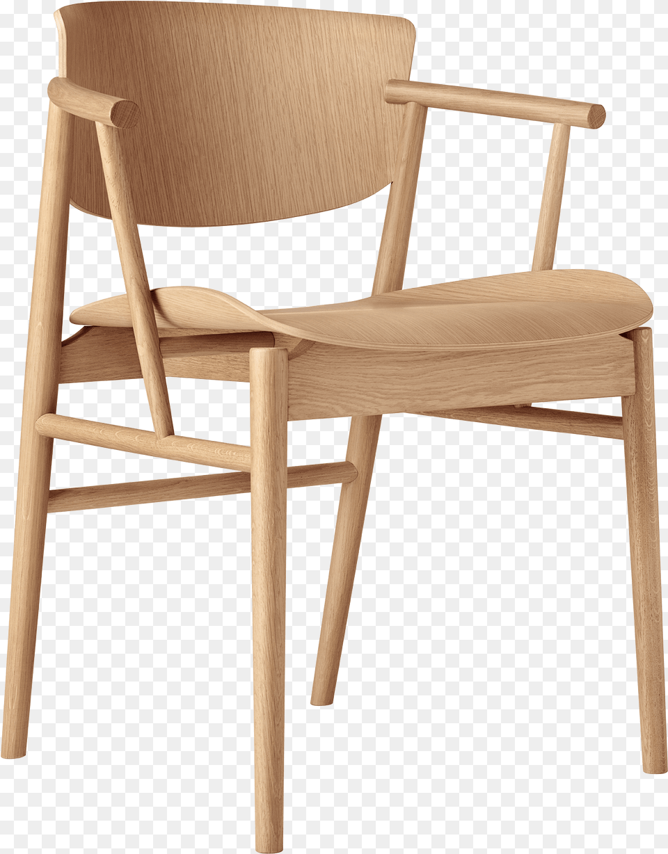 Fritz Hansen N01 Nendo Oak Chair Nendo Chair Fritz Hansen, Furniture, Plywood, Wood, Armchair Png Image