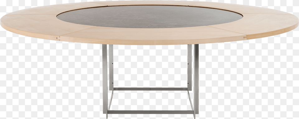 Fritz Hansen Pk 54a Browngrey Mable Ash Table Coffee Table, Dining Table, Furniture, Coffee Table Png Image