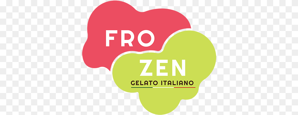 Fro Zen Gelato Italiano Hong Kong Heart, Logo, Baby, Person, Advertisement Png Image