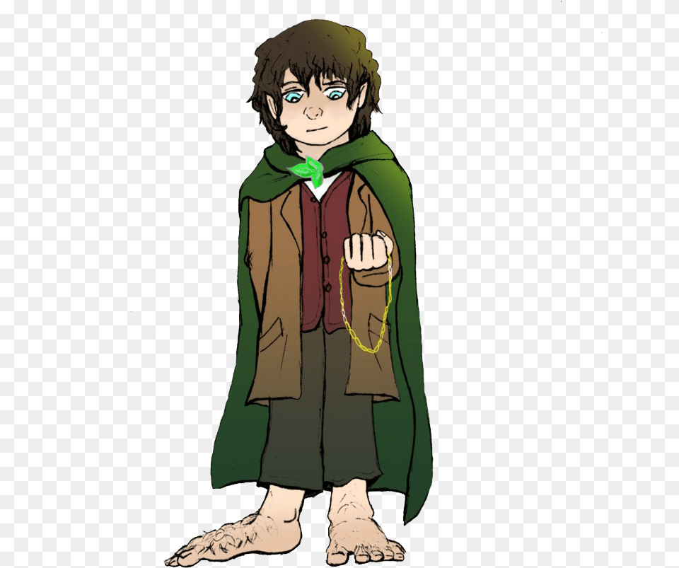 Frodo Baggins Clipart Frodo Baggins Sam Gamgee Artwork, Fashion, Boy, Child, Male Free Png Download