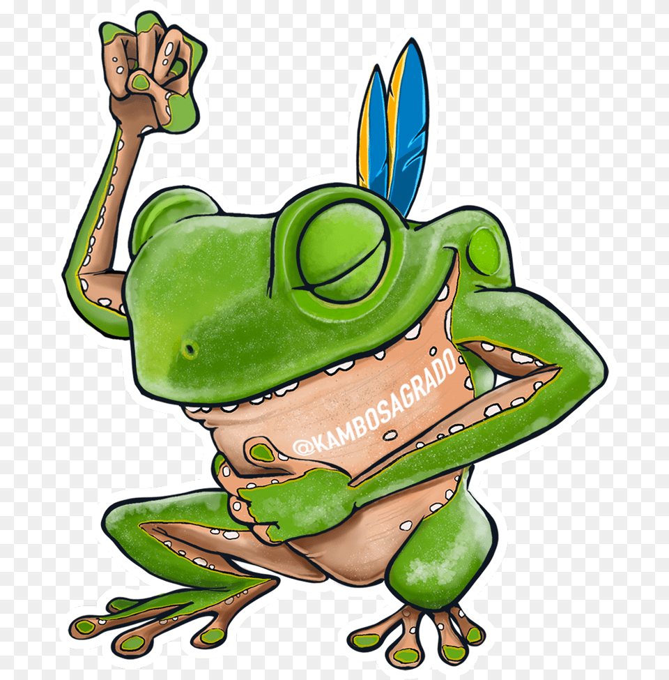 Frog Art U2014 Kamb Sagrado Happy Birthday Kambo, Amphibian, Animal, Wildlife, Baby Free Png