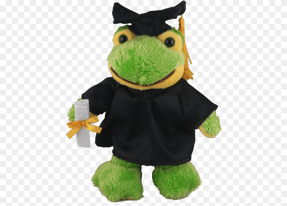 Frog Cap And Gown, Plush, Toy Free Png Download