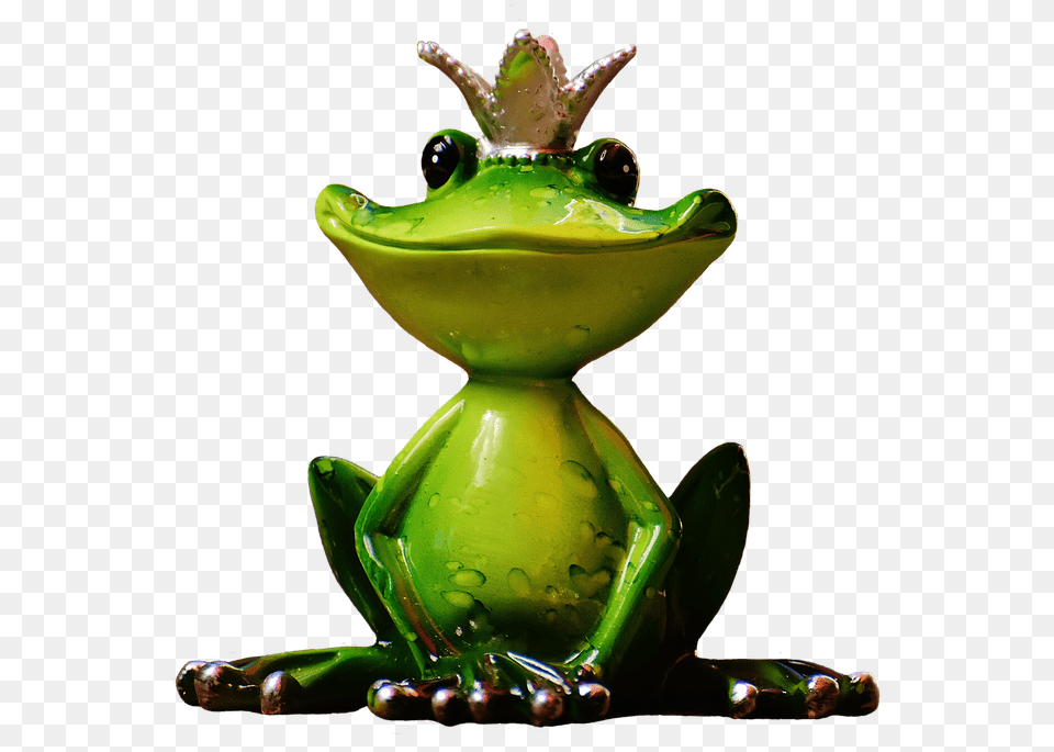 Frog Cartoon Transparent Clipart Image 19 Crown Funny, Amphibian, Animal, Wildlife Free Png