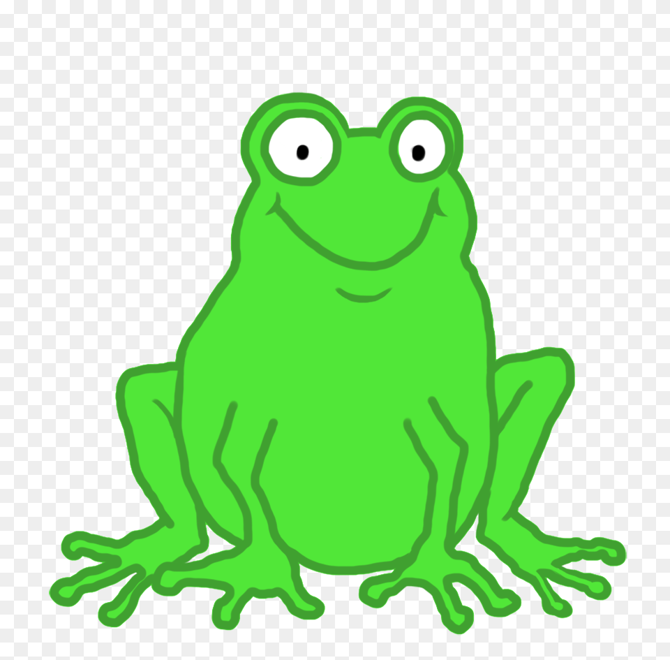 Frog Clip Art, Amphibian, Animal, Green, Wildlife Free Png Download