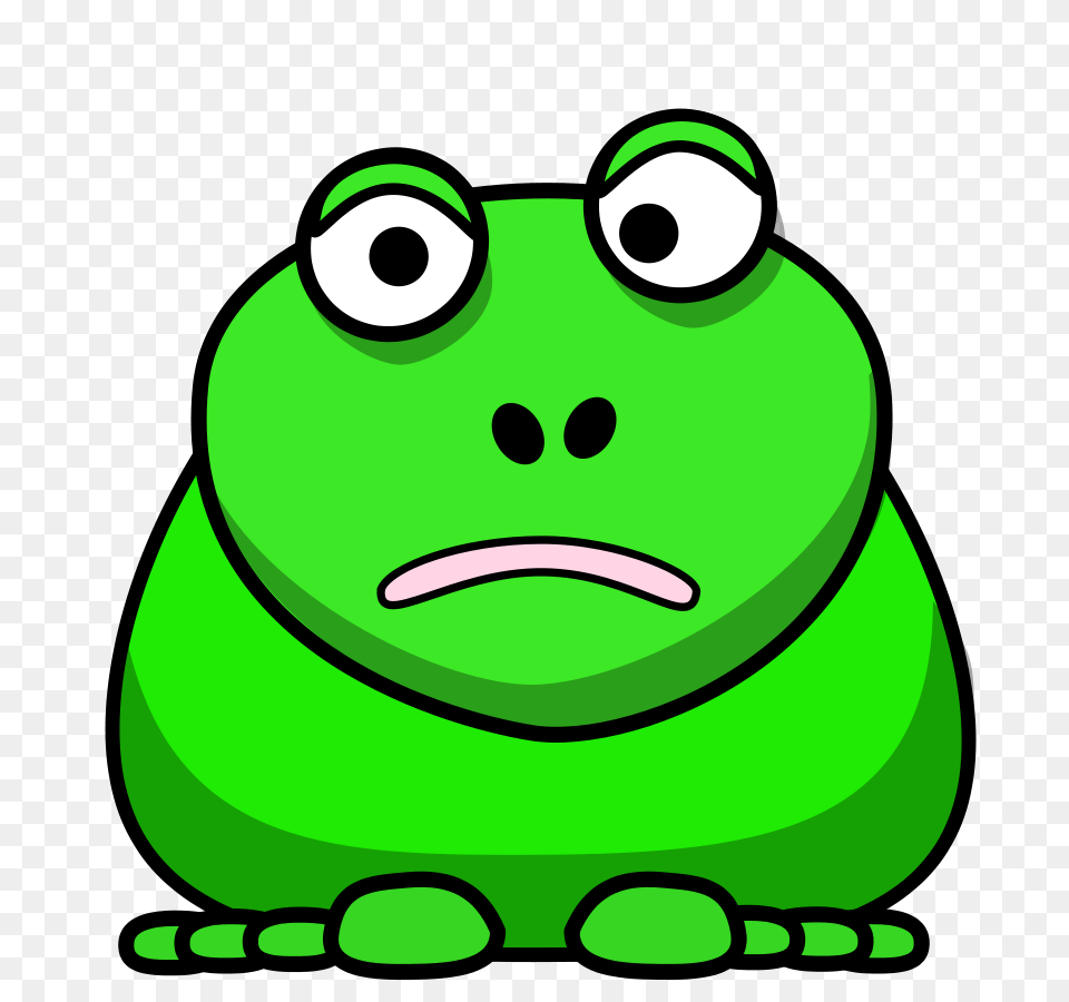 Frog Clipart, Green, Amphibian, Animal, Wildlife Png