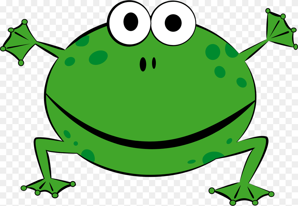 Frog Clipart, Green, Amphibian, Animal, Wildlife Free Transparent Png