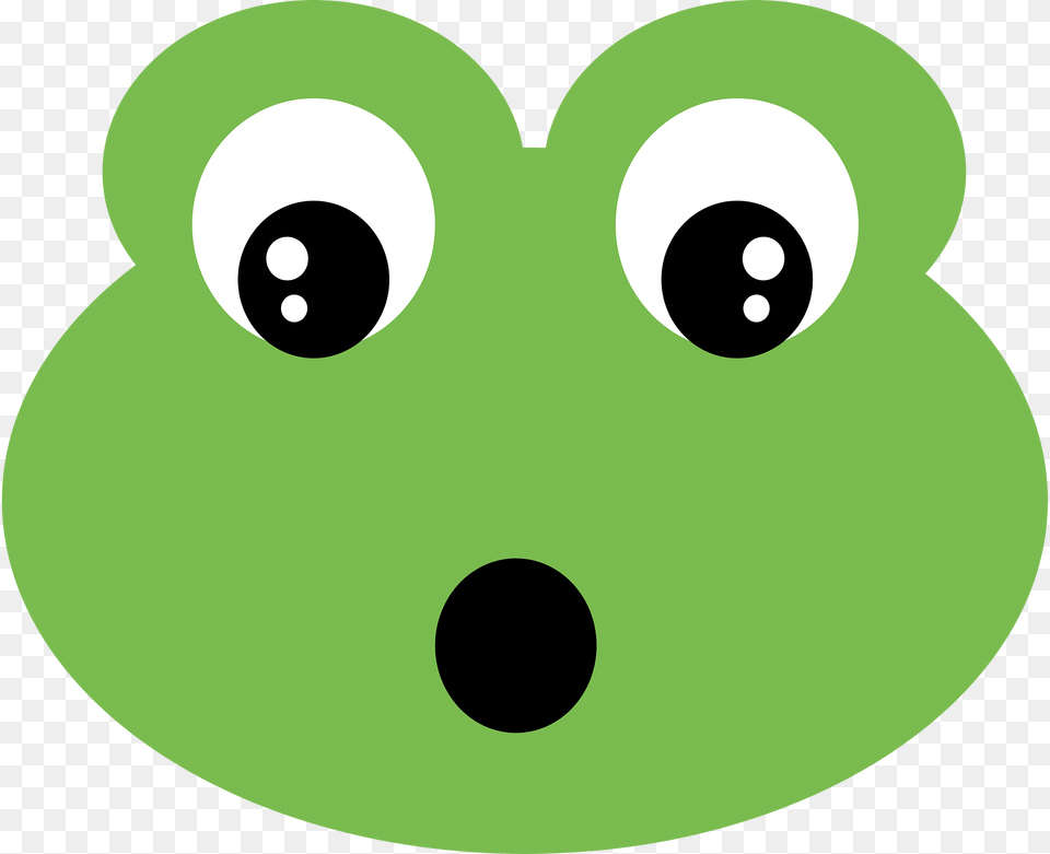 Frog Clipart, Green Free Png