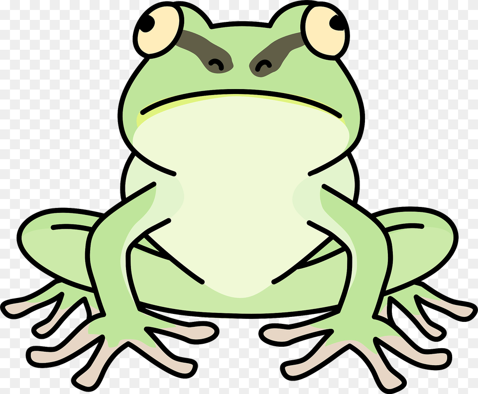 Frog Clipart, Amphibian, Animal, Wildlife, Bulldozer Png Image
