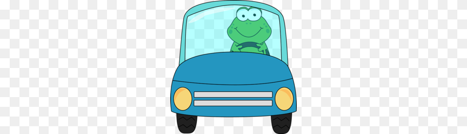 Frog Clipart, Car, Transportation, Vehicle, Animal Png Image