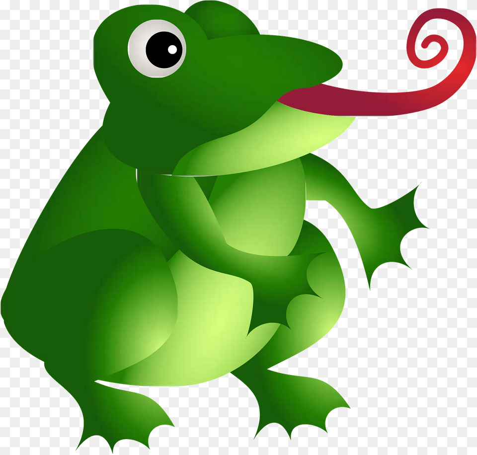 Frog Clipart, Green, Amphibian, Animal, Wildlife Png