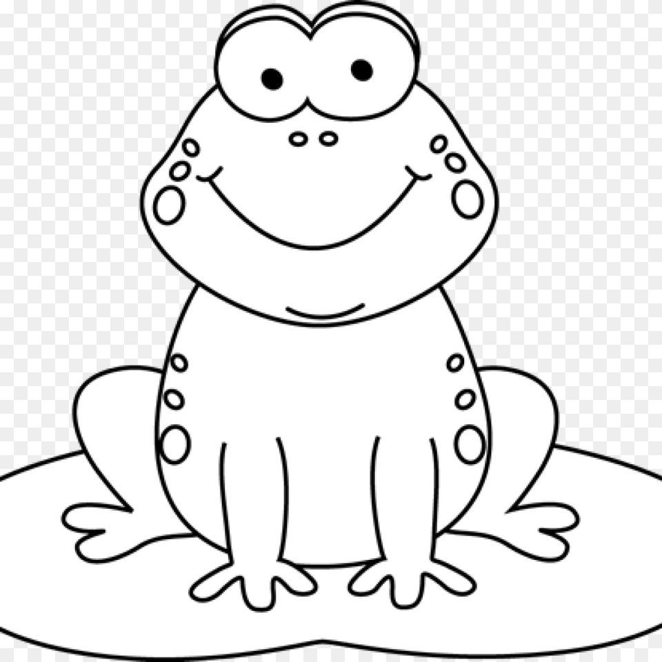 Frog Clipart Black And White Frog Cartoon Images Black And White, Nature, Outdoors, Snow, Snowman Free Png
