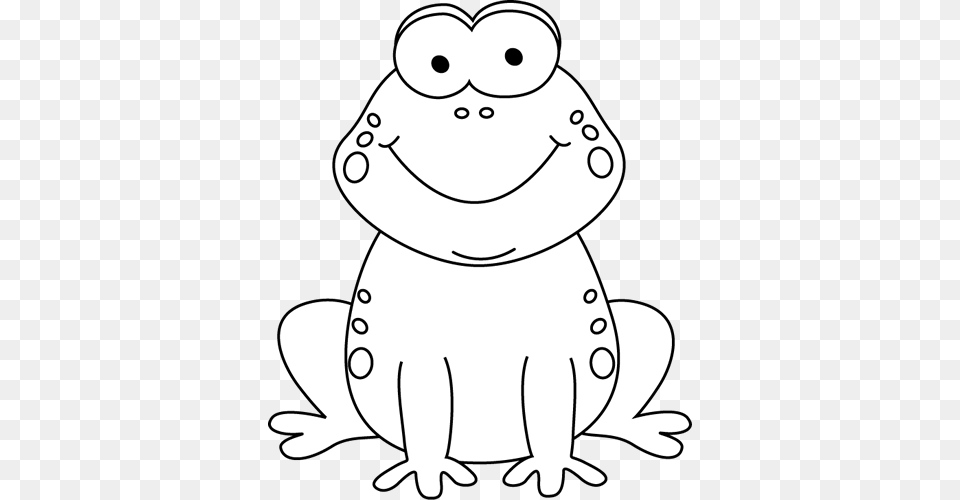 Frog Clipart Black And White Frog Cartoon Images Black And White, Nature, Outdoors, Snow, Snowman Free Transparent Png
