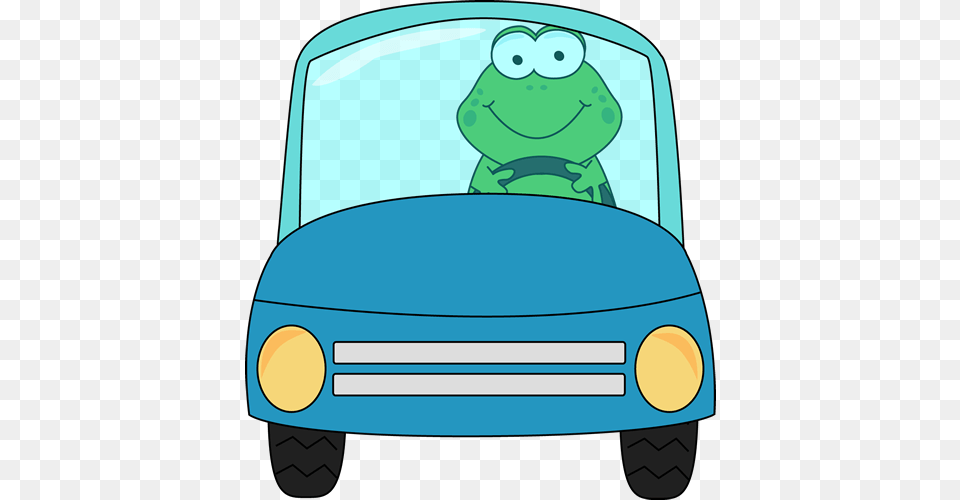 Frog Driving A Car Boy Driving A Car Clipart, Animal, Bird, Tool, Plant Free Png
